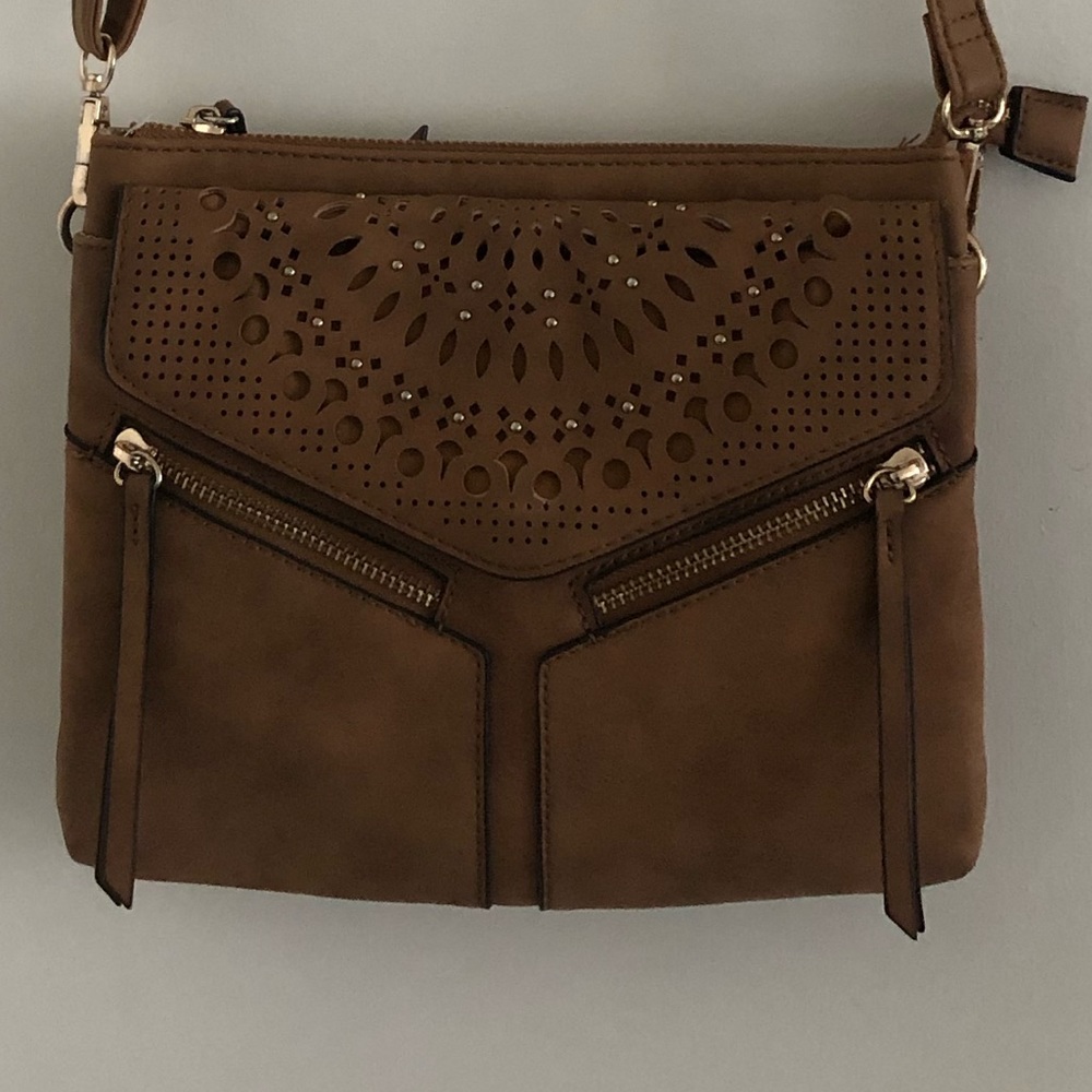 Faux leather purse